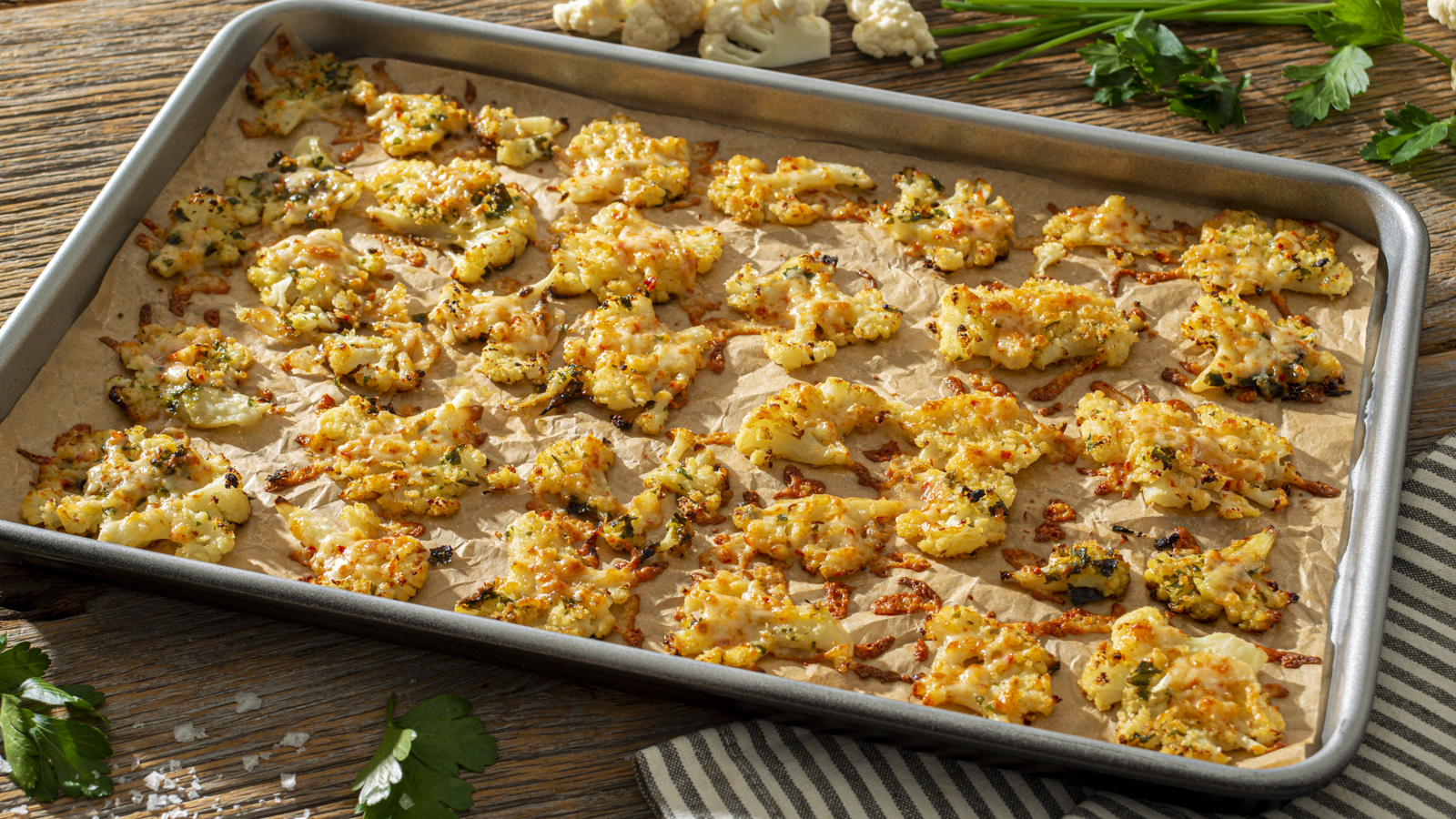 Crispy Smashed Cauliflower | Burnett Dairy